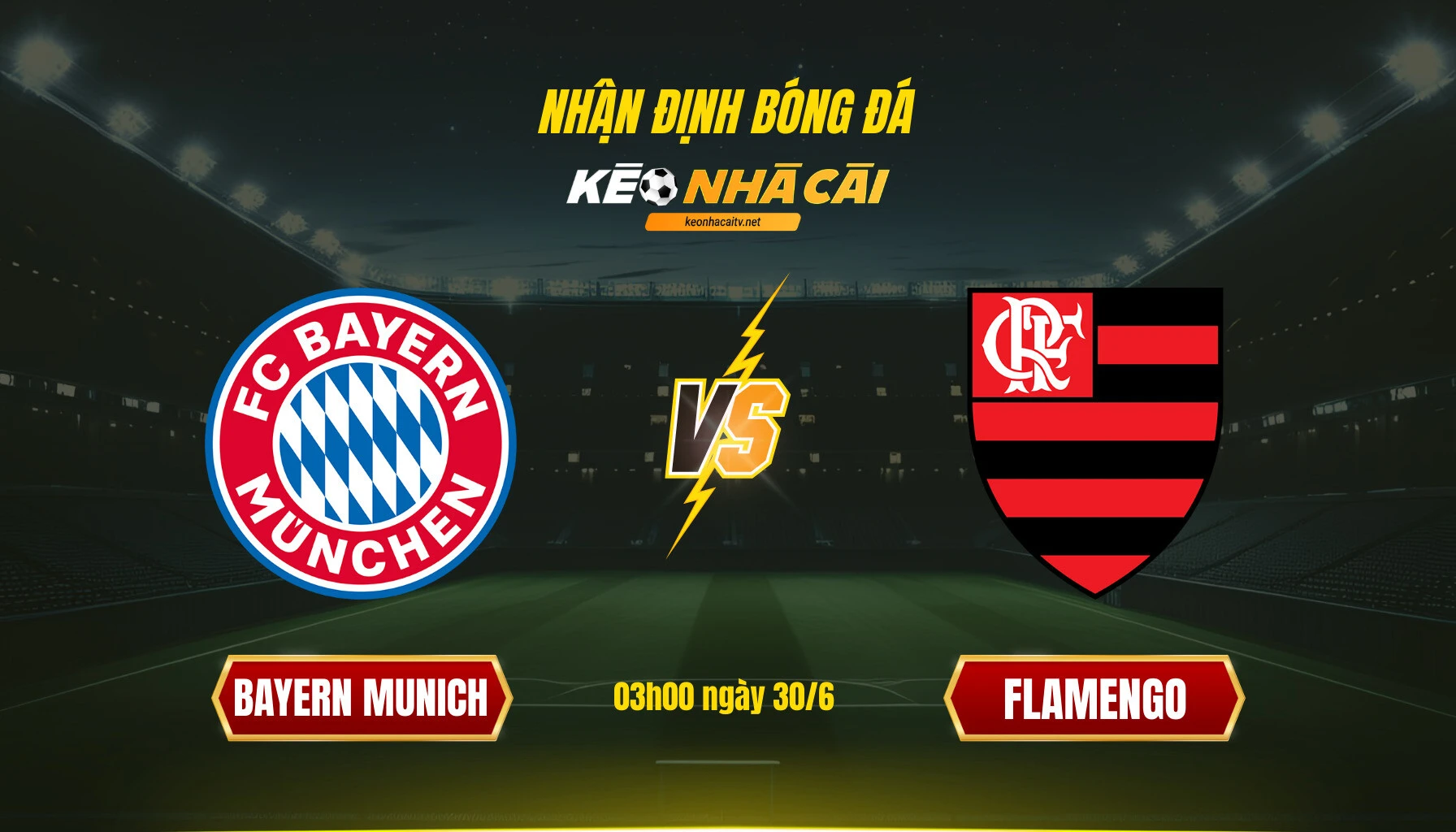 Soi Kèo Bóng Đá Bayern Munich vs Flamengo