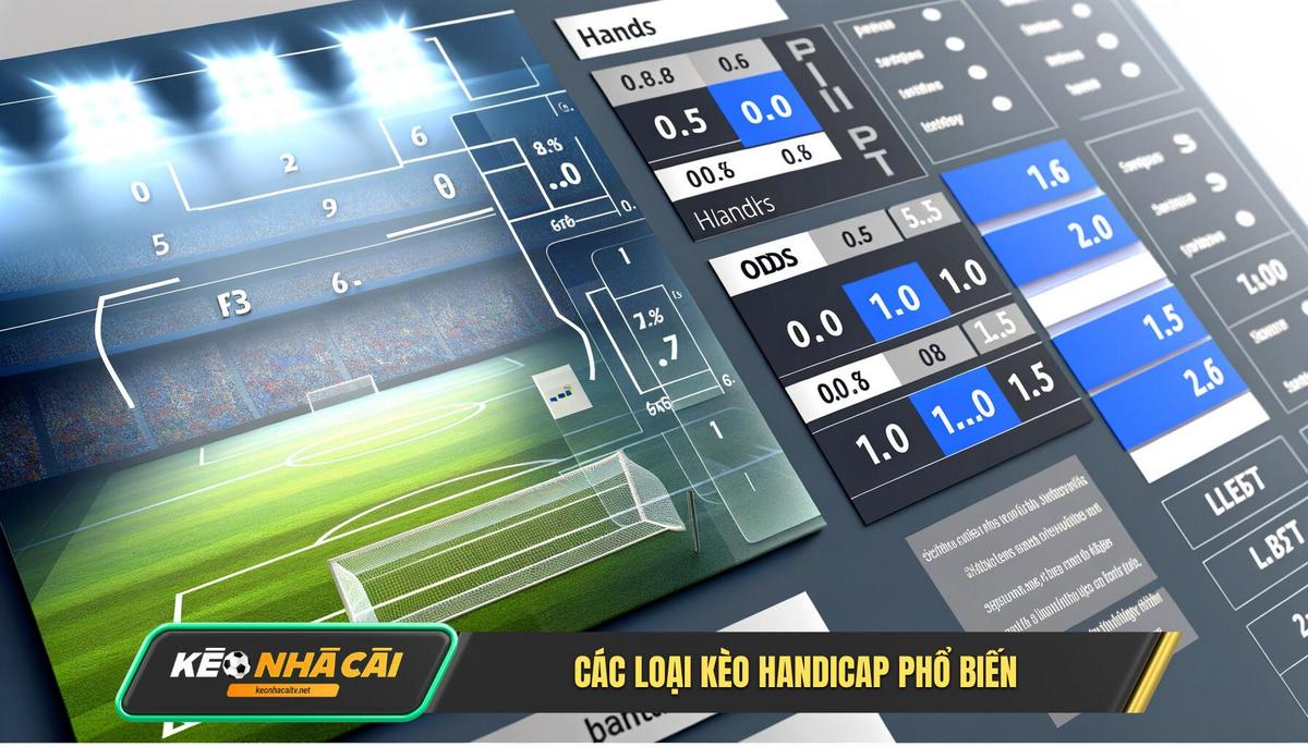 Bóc Tách Các Loại Kèo Handicap Phổ Biến Nhất Trên Bảng Kèo Keonhacaitv