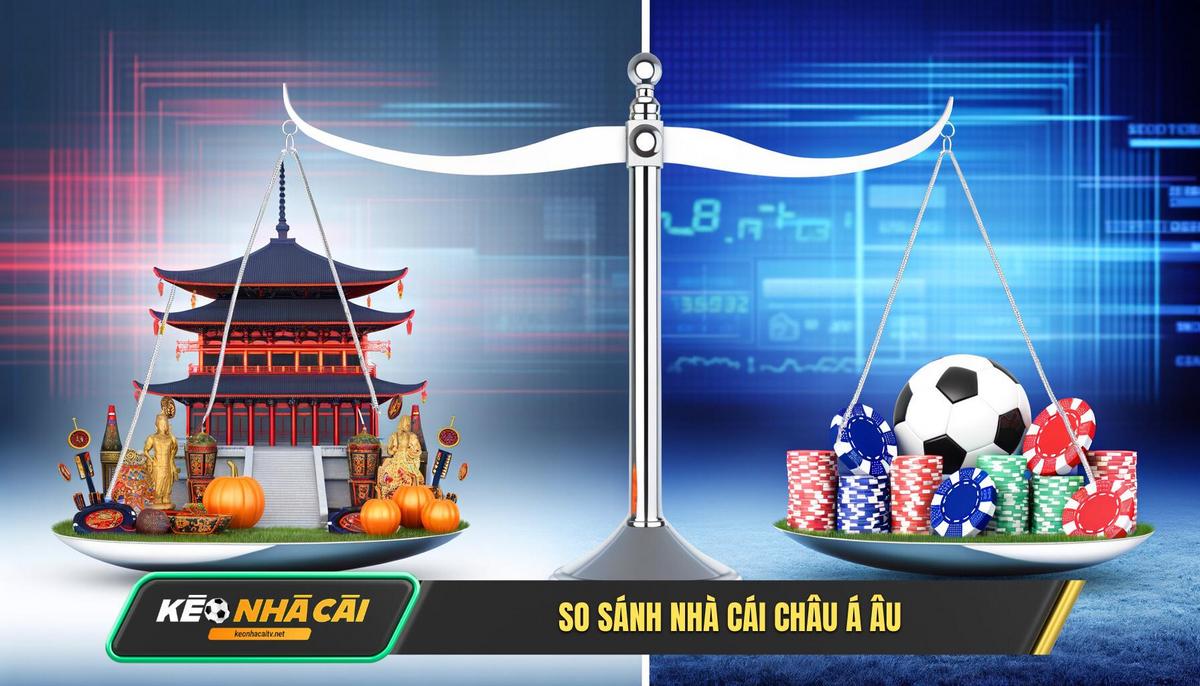 Đặt Lên Bàn Cân So Sánh Chi Tiết Nhà Cái Châu Á Vs. Châu Âu