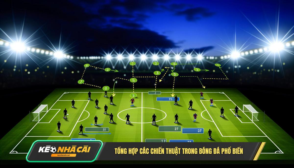 Tổng Hợp Các Chiến Thuật Trong Bóng đá Phổ Biến