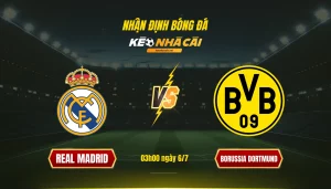 Soi kèo bóng đá Real Madrid vs Dortmund