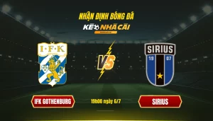 Soi kèo bóng đá Goteborg vs Sirius