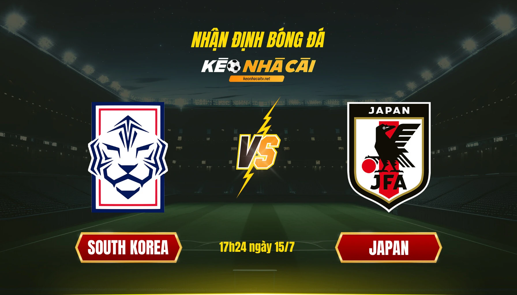 Soi kèo bóng đá Hàn Quốc vs Nhật Bản
