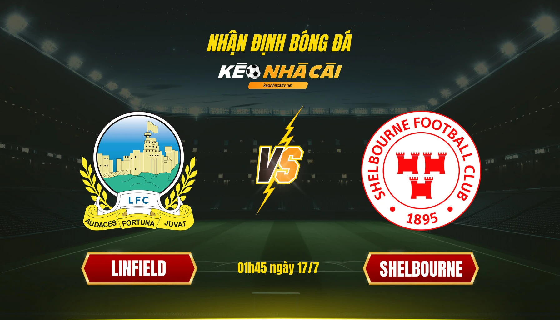 Soi kèo bóng đá Linfield vs Shelbourne