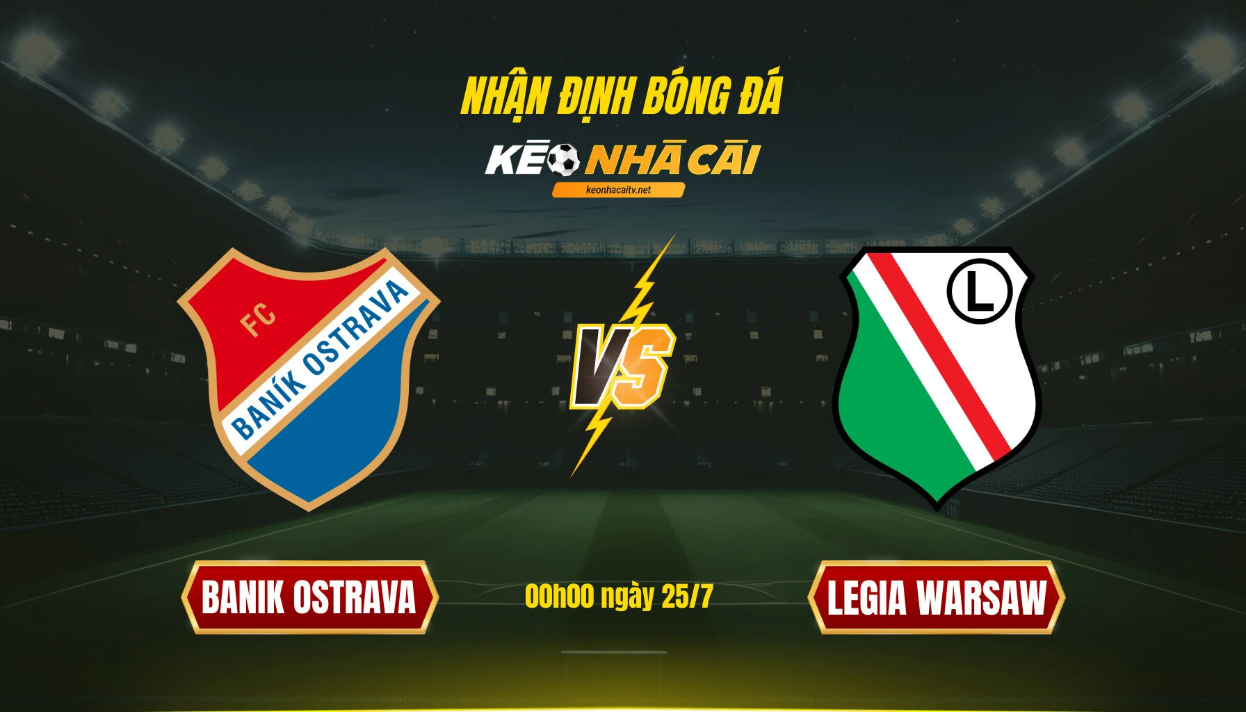 Soi kèo bóng đá Ostrava vs Legia